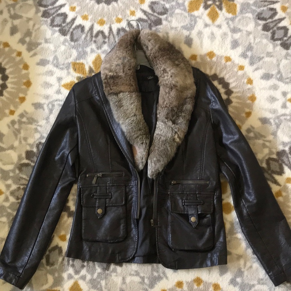 Luii Faux Leather Jacket